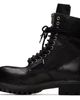 A DICIANNOVEVENTITRE A DICIANNOVEVENTITRE Black Fiore Prisma Combat Z Boots - 3
