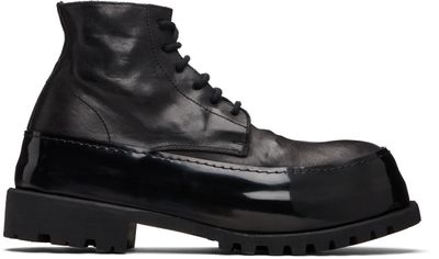 A DICIANNOVEVENTITRE A DICIANNOVEVENTITRE Black Horse CMB1 Mid Ankle Boots