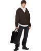 A DICIANNOVEVENTITRE A DICIANNOVEVENTITRE Black 'Memory' Tote - 4