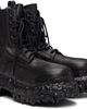 A DICIANNOVEVENTITRE A DICIANNOVEVENTITRE Black Octa Combat Boots - 4