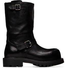 A DICIANNOVEVENTITRE A DICIANNOVEVENTITRE Black Octa Moto Boots
