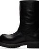 A DICIANNOVEVENTITRE A DICIANNOVEVENTITRE Black Octa Moto Boots - 3