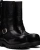 A DICIANNOVEVENTITRE A DICIANNOVEVENTITRE Black Octa Moto Boots - 4