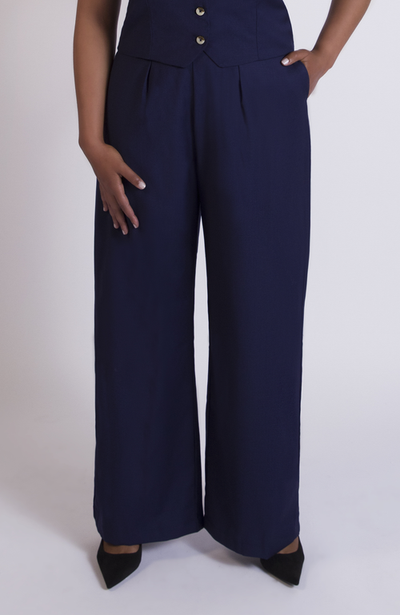 Aam The Label Aam The Label The Wool Wide Leg Pant For Full Hips And Thighs