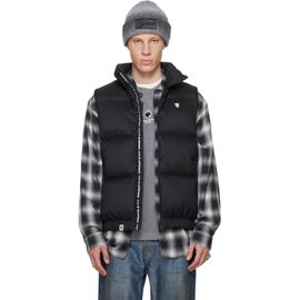 AAPE by A Bathing Ape AAPE by A Bathing Ape Black 'AAPENOW' Moonface Down Vest