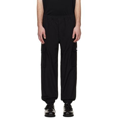 AAPE by A Bathing Ape AAPE by A Bathing Ape Black 'AAPENOW' Moonface Logo Jogger Cargo Pants