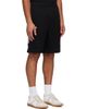 AAPE by A Bathing Ape AAPE by A Bathing Ape Black 'AAPENOW' Moonface Logo Sweat Shorts - 2