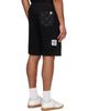 AAPE by A Bathing Ape AAPE by A Bathing Ape Black 'AAPENOW' Moonface Logo Sweat Shorts - 3