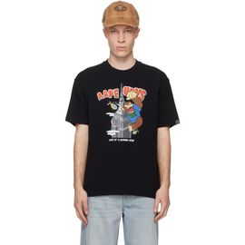 AAPE by A Bathing Ape AAPE by A Bathing Ape Black 'AAPER' Graphic T-shirt