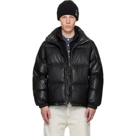 AAPE by A Bathing Ape AAPE by A Bathing Ape Black 'AAPEUNVS' Moonface Down Puffer Jacket