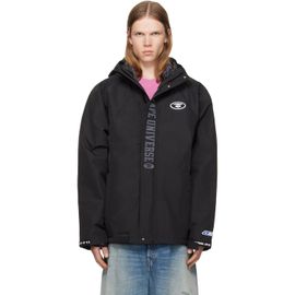 AAPE by A Bathing Ape AAPE by A Bathing Ape Black AAPEUNVS Moonface Hooded Down Jacket