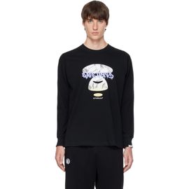 AAPE by A Bathing Ape AAPE by A Bathing Ape Black Main Skate Long Sleeve T-shirt