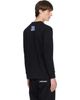 AAPE by A Bathing Ape AAPE by A Bathing Ape Black Main Skate Long T-shirt - 3