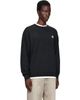 AAPE by A Bathing Ape AAPE by A Bathing Ape Black Moonface Logo Long Sleeve T-shirt - 2