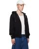 AAPE by A Bathing Ape AAPE by A Bathing Ape Black Moonface Zip-Up Hoodie - 2