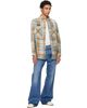 AAPE by A Bathing Ape AAPE by A Bathing Ape Blue & Beige Main Long Sleeve Shirt - 4