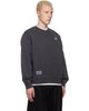 AAPE by A Bathing Ape AAPE by A Bathing Ape Gray 'AAPENOW' Moonface Crew Neck Sweatshirt - 2