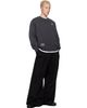 AAPE by A Bathing Ape AAPE by A Bathing Ape Gray 'AAPENOW' Moonface Crew Neck Sweatshirt - 4