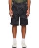 AAPE by A Bathing Ape AAPE by A Bathing Ape Gray 'AAPENOW' Moonface Logo Sweat Shorts - 1