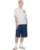 AAPE by A Bathing Ape AAPE by A Bathing Ape Gray Logo Patch T-shirt - 4