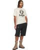 AAPE by A Bathing Ape AAPE by A Bathing Ape Gray Main Sweat Shorts - 4