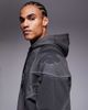 AAPE BY A BATHING APE® Aape by A Bathing Ape heavyweight zip up motocross hooded jacket in washed black - 4