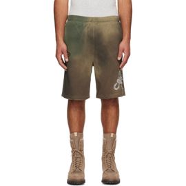 AAPE by A Bathing Ape AAPE by A Bathing Ape Khaki Main Sweat Shorts