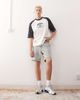 AAPE BY A BATHING APE® AAPE BY A BATHING APE logo denim shorts in light wash-Blue - 1