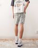 AAPE BY A BATHING APE® AAPE BY A BATHING APE logo denim shorts in light wash-Blue - 3