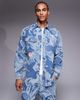 AAPE BY A BATHING APE® Aape by A Bathing Ape long sleeve denim shirt in blue camo - part of a set-Multi - 1