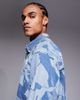AAPE BY A BATHING APE® Aape by A Bathing Ape long sleeve denim shirt in blue camo - part of a set-Multi - 4