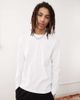 AAPE BY A BATHING APE® AAPE by A Bathing Ape long sleeve logo T-shirt in white-Gray - 1