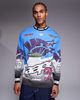 AAPE BY A BATHING APE® Aape by A Bathing Ape long sleeve motocross t-shirt in blue - 1