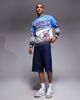 AAPE BY A BATHING APE® Aape by A Bathing Ape long sleeve motocross t-shirt in blue - 2