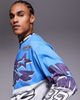 AAPE BY A BATHING APE® Aape by A Bathing Ape long sleeve motocross t-shirt in blue - 4