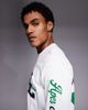 AAPE BY A BATHING APE® Aape by A Bathing Ape long sleeve t-shirt in off white with multi placement prints - 4
