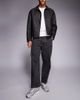 AAPE BY A BATHING APE® Aape by A Bathing Ape loose fit cotton twill pants in black spray dye - 2