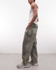 AAPE BY A BATHING APE® Aape by A Bathing Ape loose fit denim carpenter jeans in vintage blue - 2