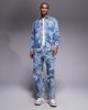 AAPE BY A BATHING APE® Aape by A Bathing Ape loose fit denim jeans in blue camo - part of a set-Multi - 1
