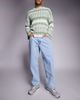 AAPE BY A BATHING APE® Aape by A Bathing Ape loose fit denim jeans in light blue with leg embroidery - 1