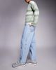 AAPE BY A BATHING APE® Aape by A Bathing Ape loose fit denim jeans in light blue with leg embroidery - 2