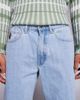 AAPE BY A BATHING APE® Aape by A Bathing Ape loose fit denim jeans in light blue with leg embroidery - 4