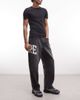 AAPE BY A BATHING APE® Aape by A Bathing Ape loose fit denim jeans in washed black with logo print - 1