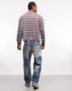AAPE BY A BATHING APE® Aape by A Bathing Ape loose fit denim jeans in washed blue with logo print - 2