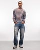 AAPE BY A BATHING APE® Aape by A Bathing Ape loose fit denim jeans in washed blue with logo print - 3