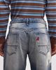 AAPE BY A BATHING APE® Aape by A Bathing Ape loose fit denim jeans in washed blue with logo print - 4