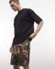 AAPE BY A BATHING APE® Aape by A Bathing Ape loose fit jersey shorts in camo-Multi - 1