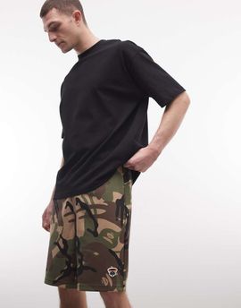 AAPE BY A BATHING APE® Aape by A Bathing Ape loose fit jersey shorts in camo-Multi