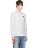 AAPE by A Bathing Ape AAPE by A Bathing Ape Off-White 'AAPER' Long Sleeve T-shirt - 2
