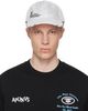 AAPE by A Bathing Ape AAPE by A Bathing Ape Off-White Distressed Logo Cap - 1